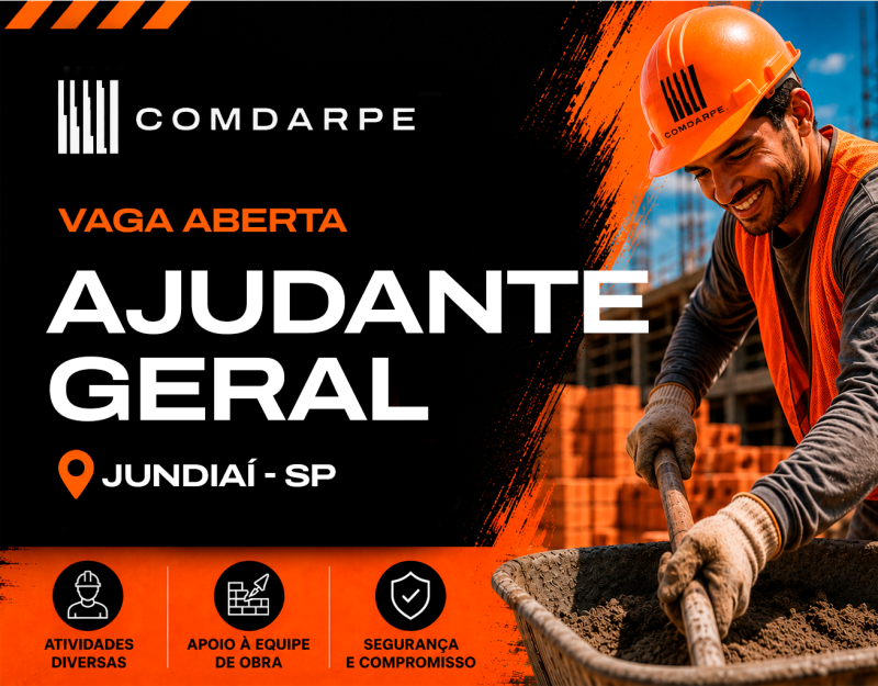 AJUDANTE GERAL - JUNDIAÍ/SP