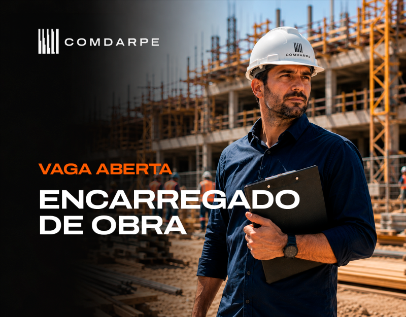 ENCARREGADO DE OBRA - PINDAMONHANGABA/SP
