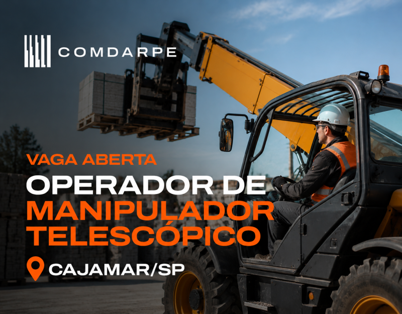 OPERADOR DE MANIPULADOR TELESCÓPICO - CAJAMAR/SP