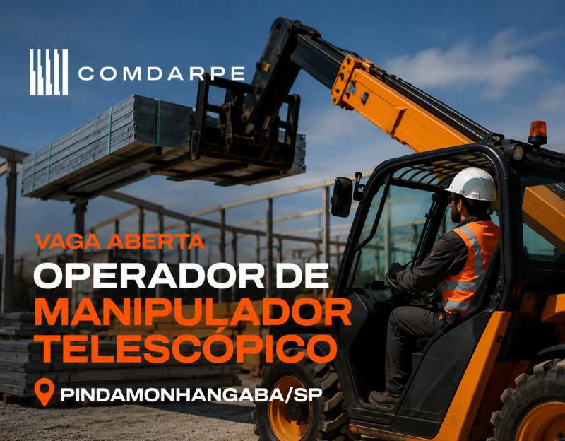 OPERADOR DE MANIPULADOR TELESCÓPICO - PINDAMONHANGABA/SP