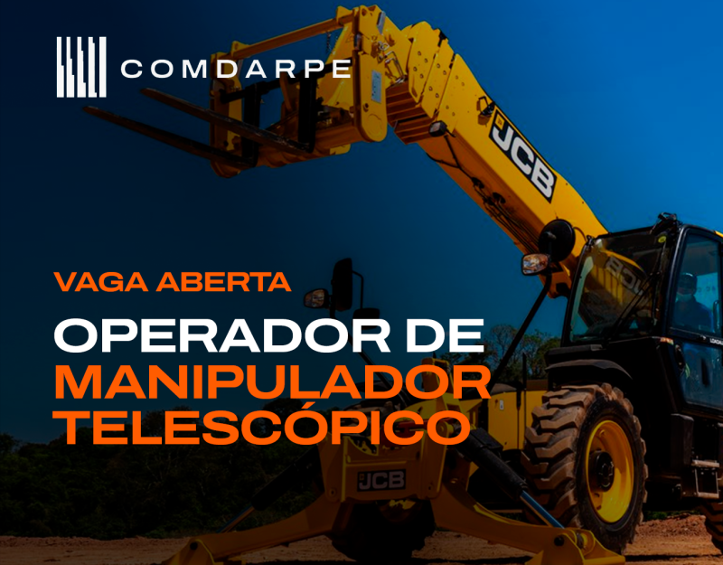 OPERADOR DE MANIPULADOR TELESCÓPICO - PINDAMONHANGABA/SP