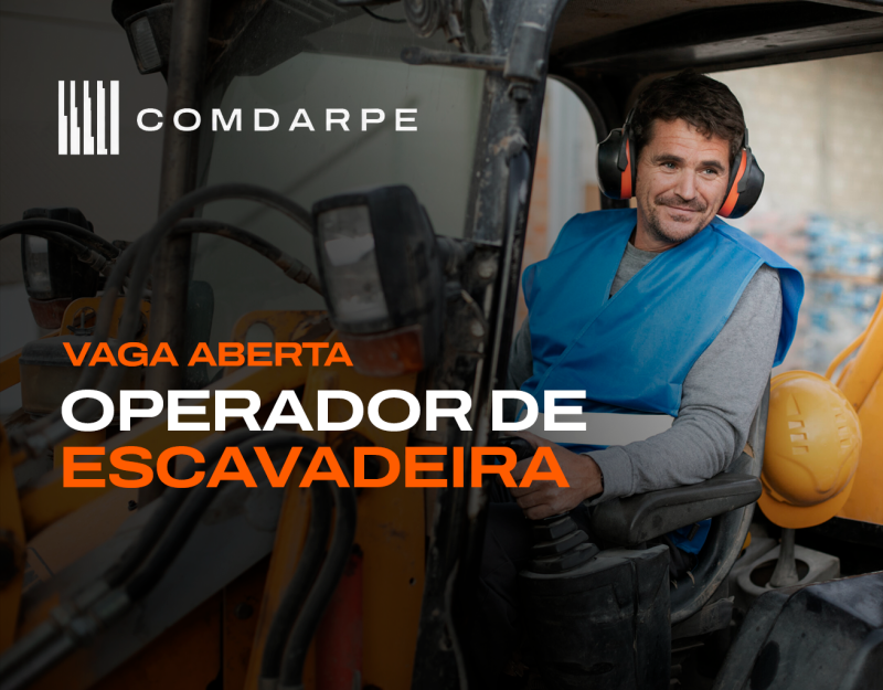 OPERADOR DE MÁQUINA - ESCAVADEIRA - GUARULHOS/SP