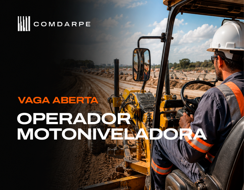 OPERADOR DE MÁQUINA - MOTONIVELADORA - JUNDIAÍ/SP