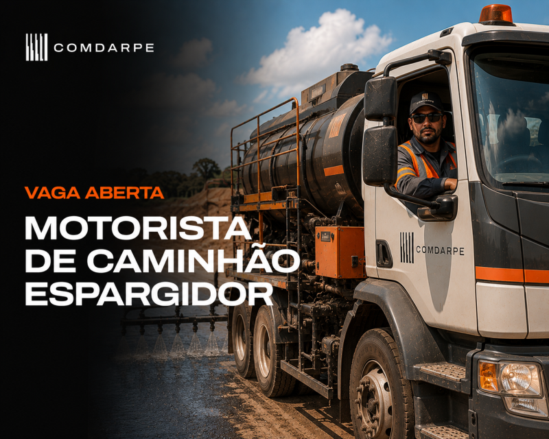 MOTORISTA DE CAMINHÃO ESPARGIDOR  - SÃO PAULO/SP